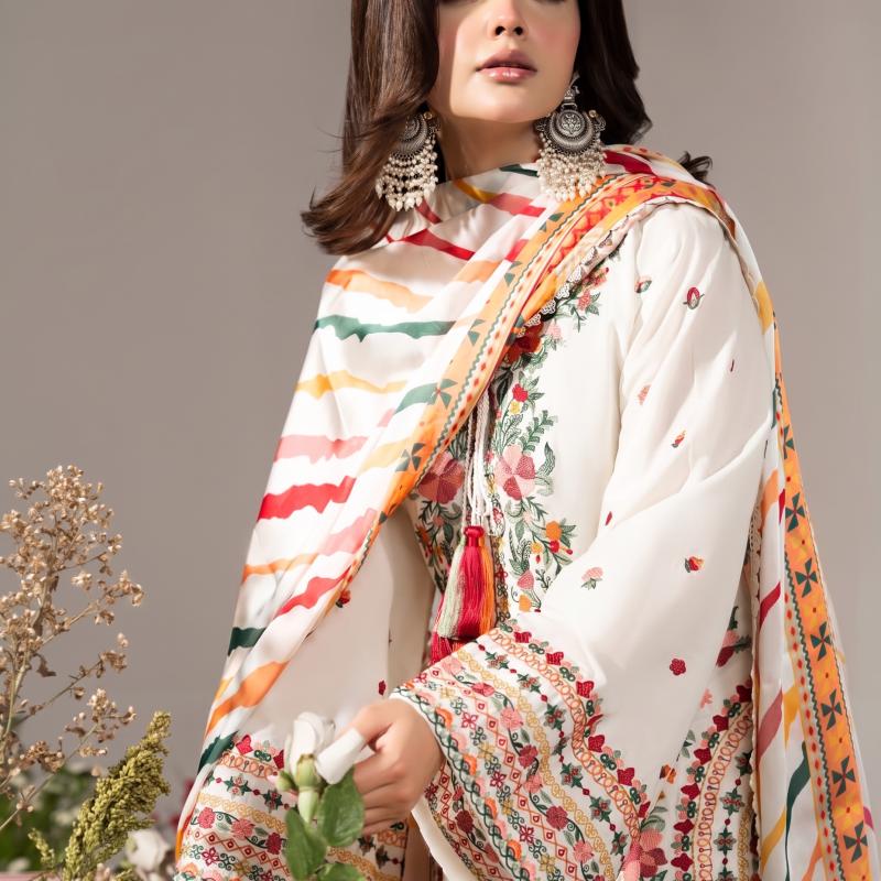White Farsy Dress
