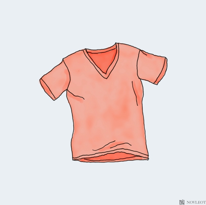 Dummy-Neck T-Shirt